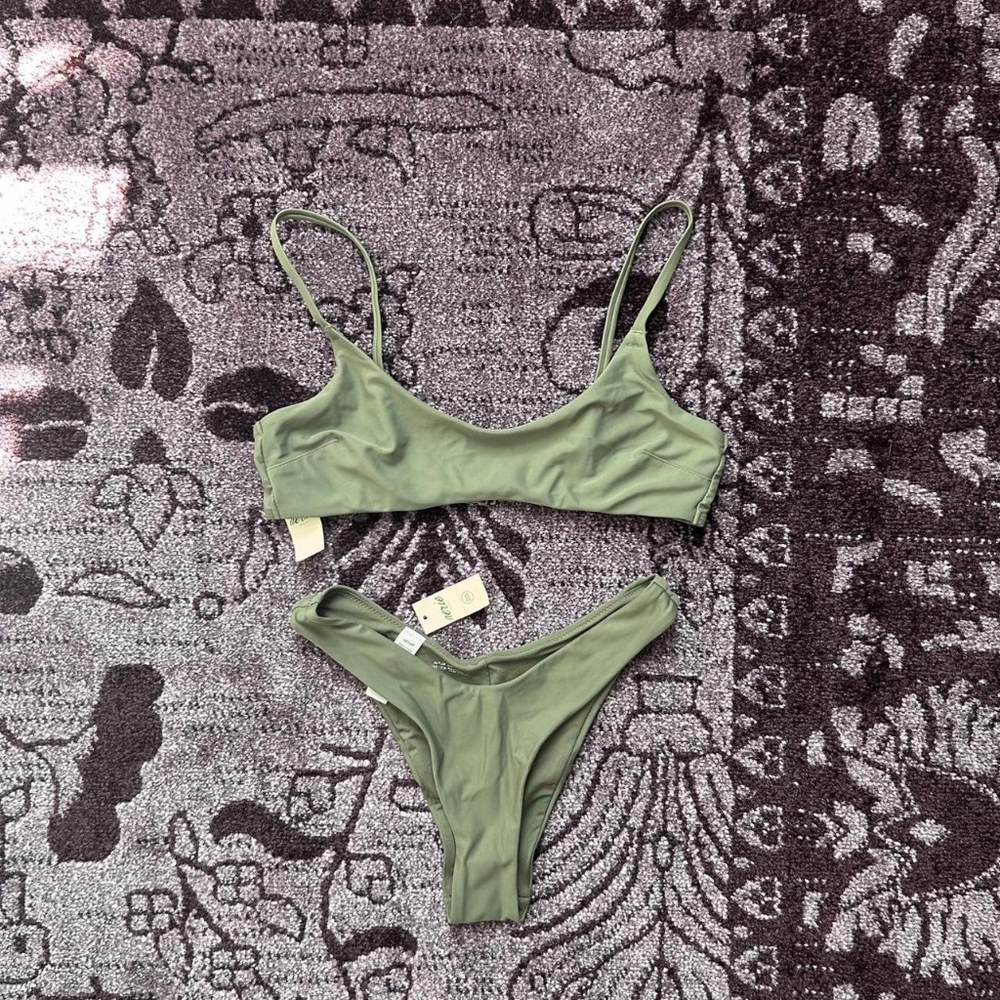 Aerie Olive Green Bikini Set